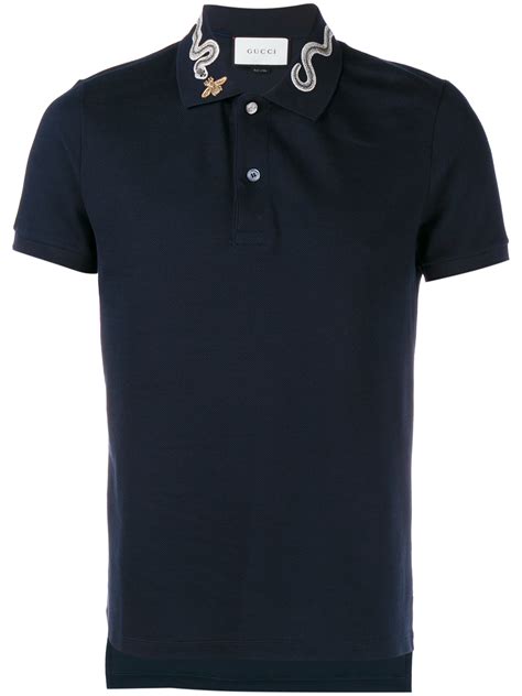 gucci mens polo replica|gucci snake and bee polo.